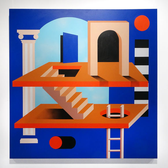 Paul Darragh, artist, painting, art exhibition, wallace gallery