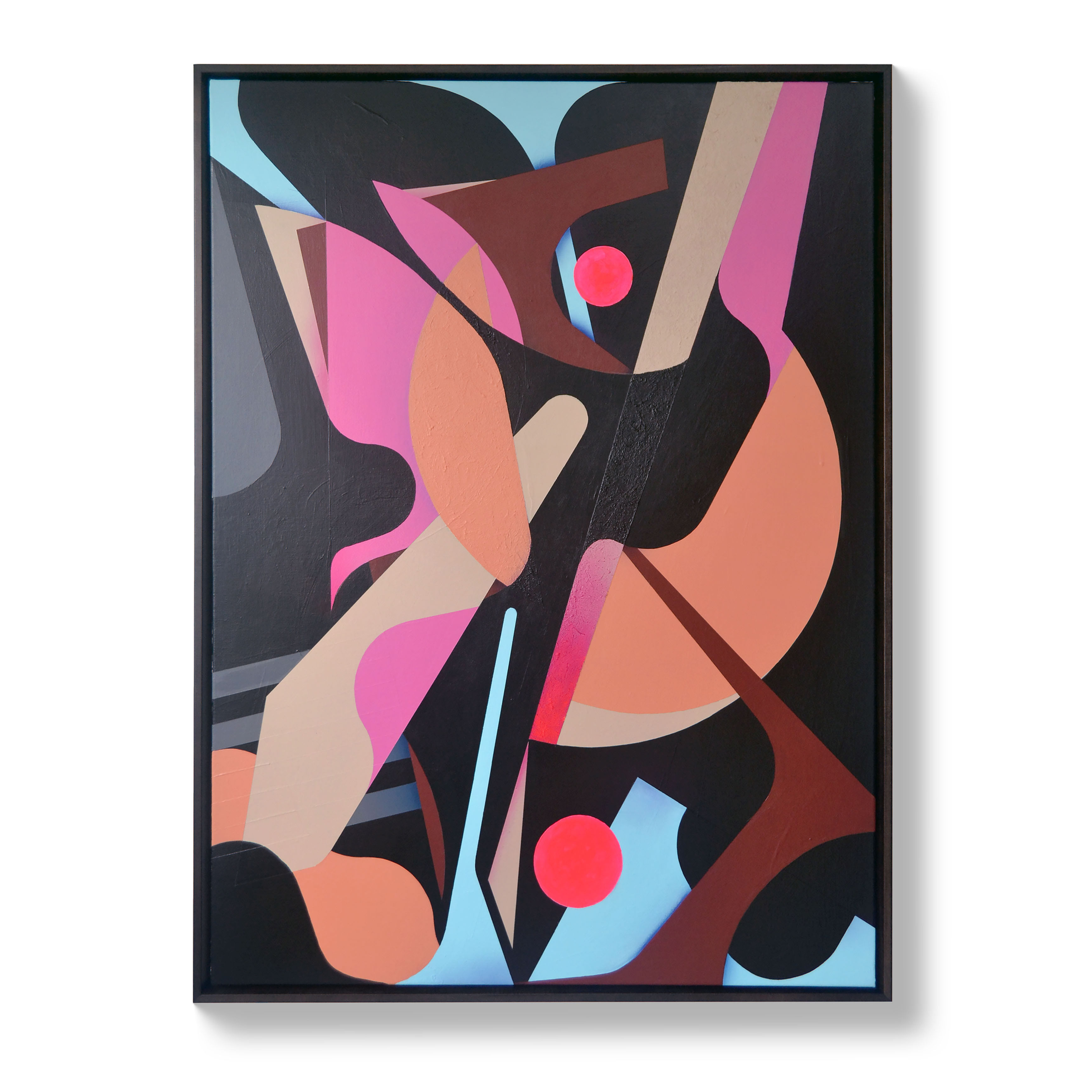 Abstract geometric artwork Let Go, 2022 by Paul Darragh