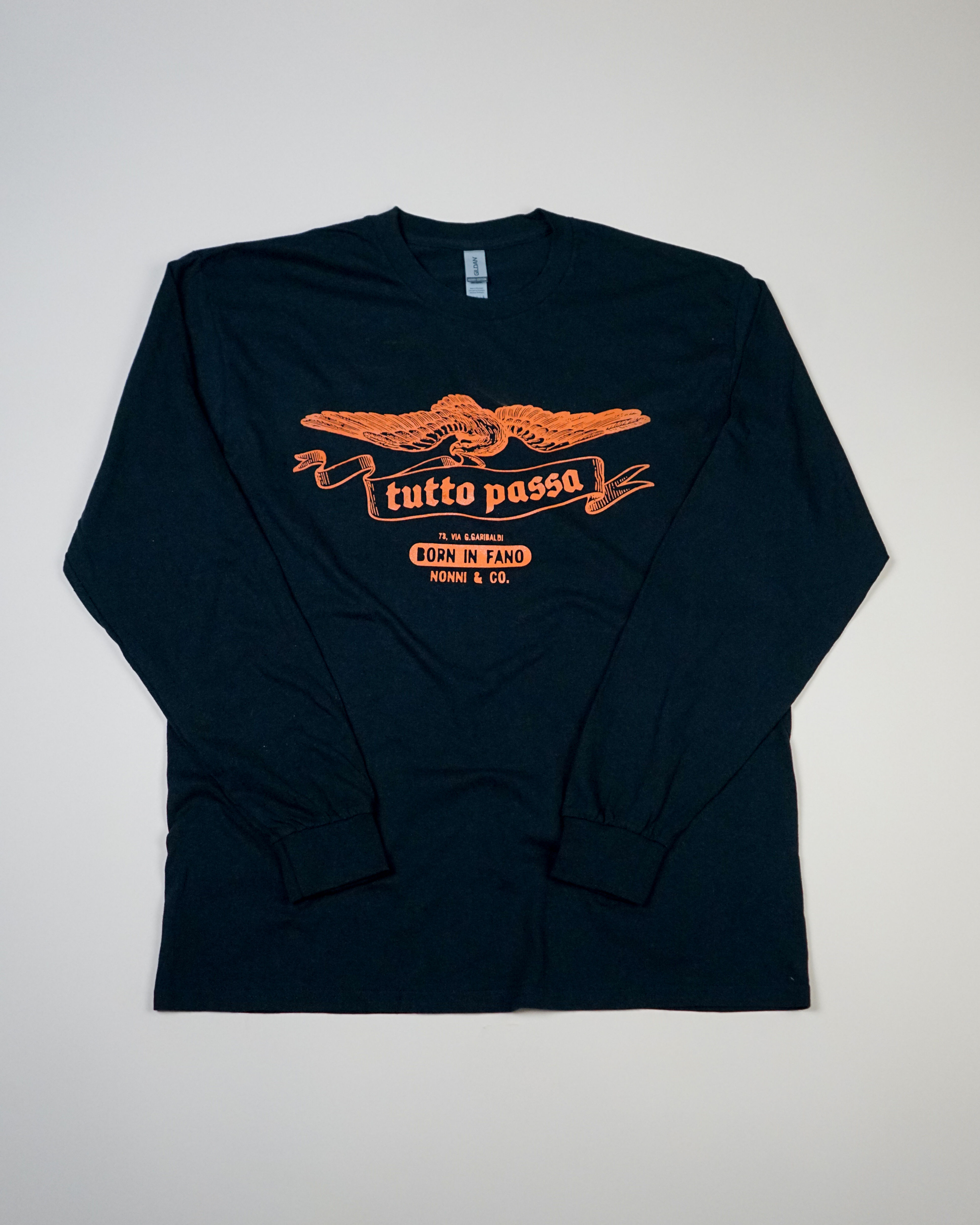 45 — TUTTO PASSA - BLACK / ORANGE - (L)