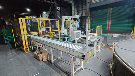 機械安全柵取付工事施工