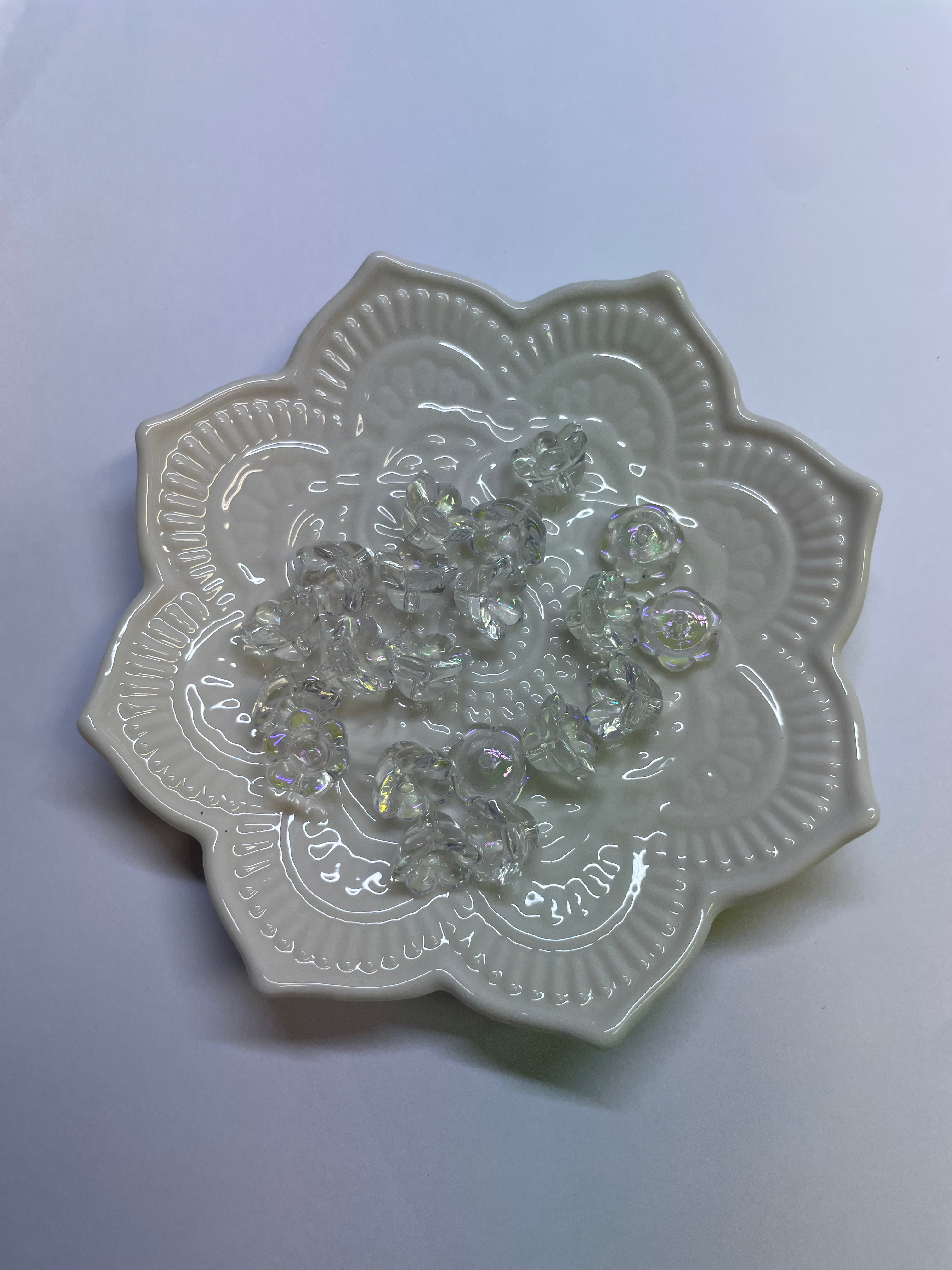 Glasblommor, clear AB