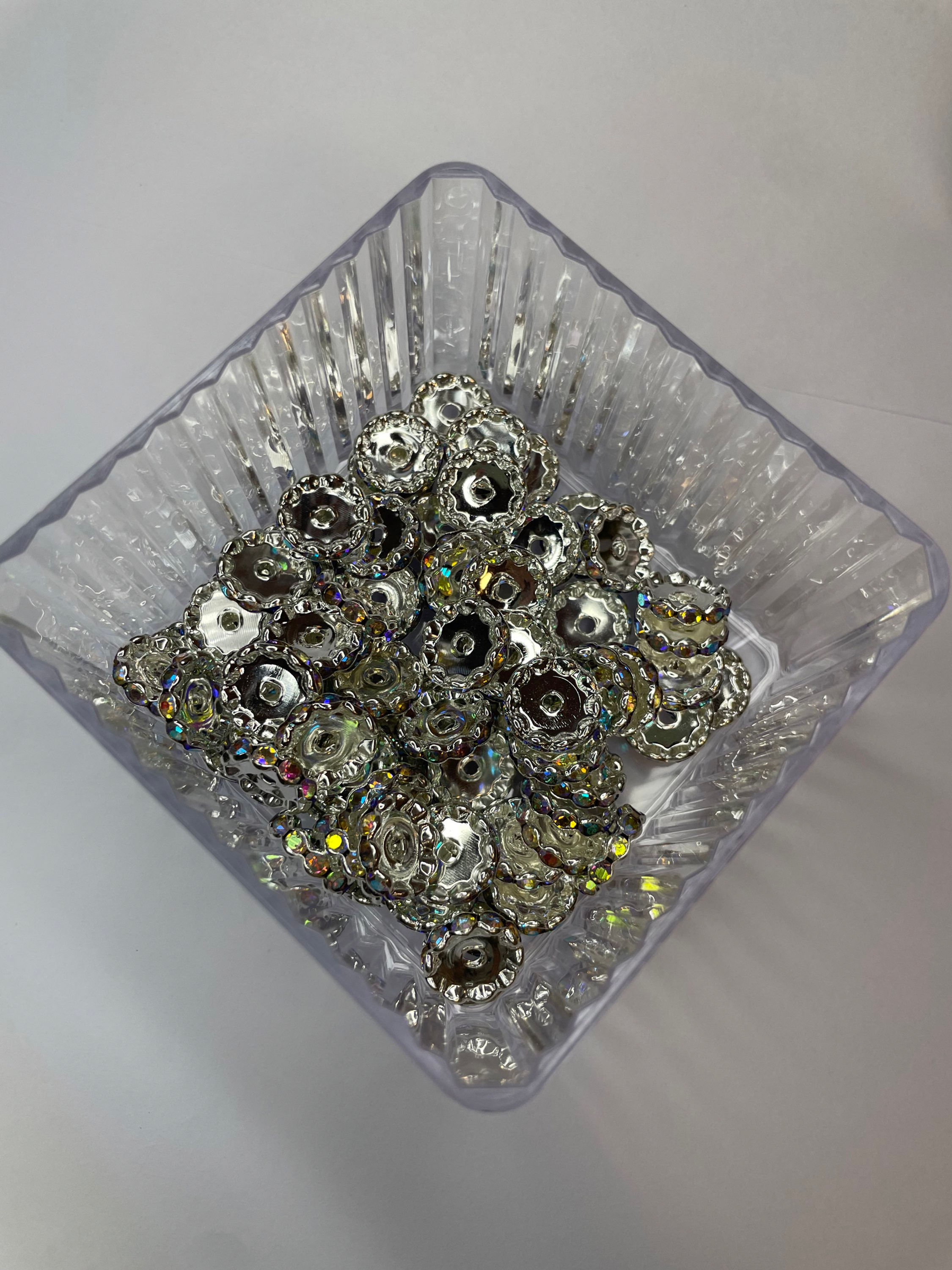 Spacers 15mm, Clear AB