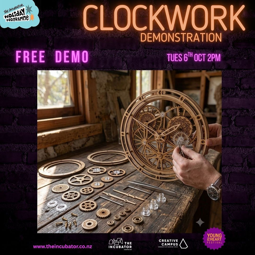 Clockwork Demonstration - Young at Heart Festival