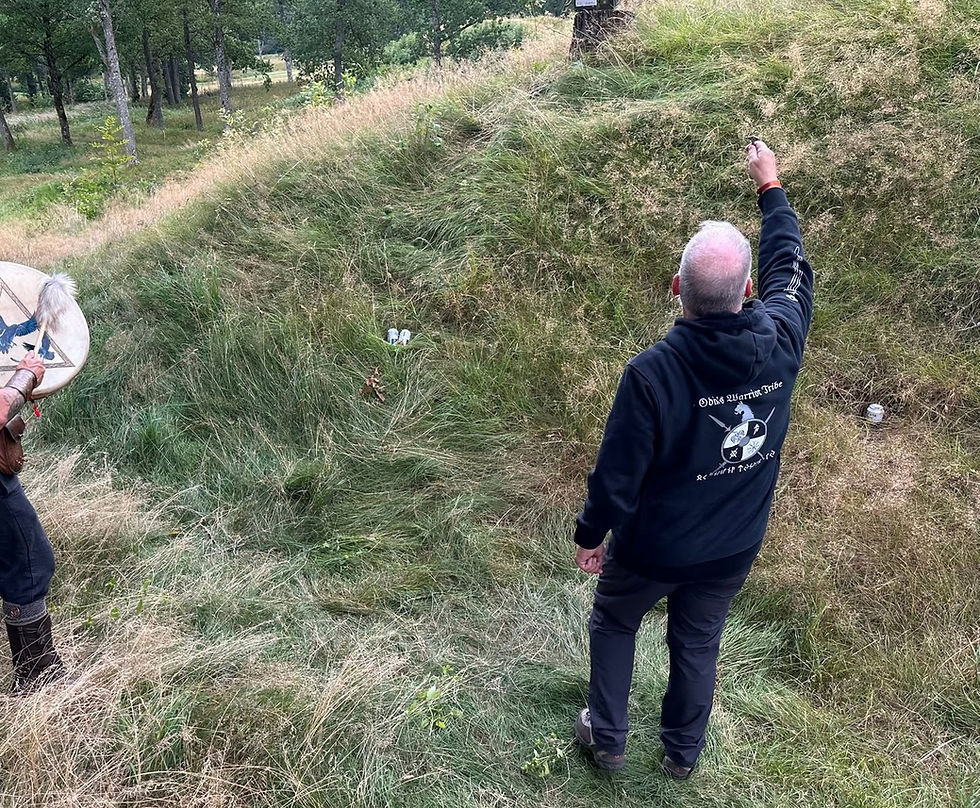 The Tribe at the Borre Burial Mounds in Norway