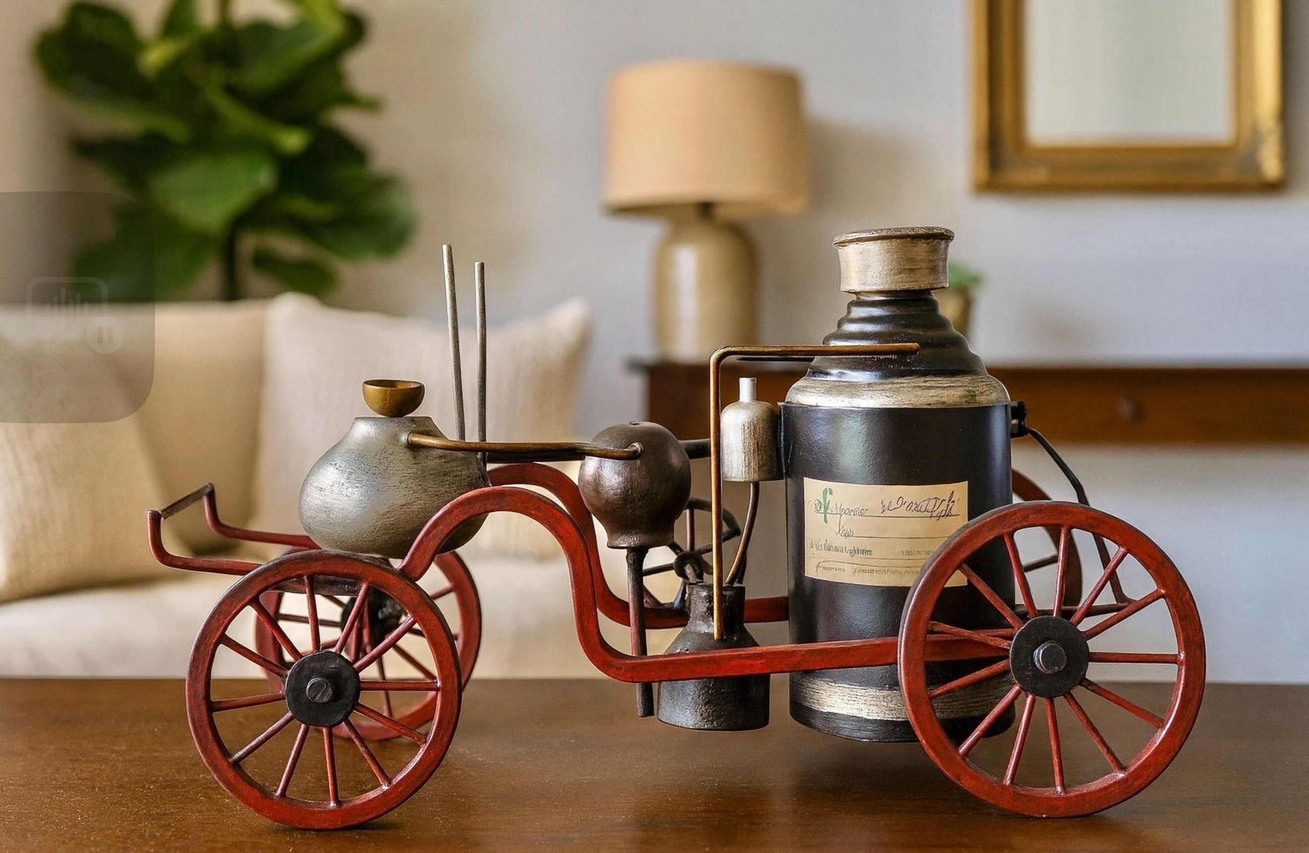 Vintage Sewing Machine Decor with classic rustic charm