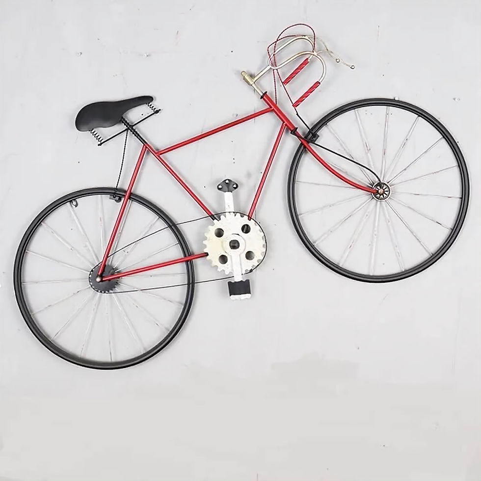 Thumbnail: Red vintage style bicycle