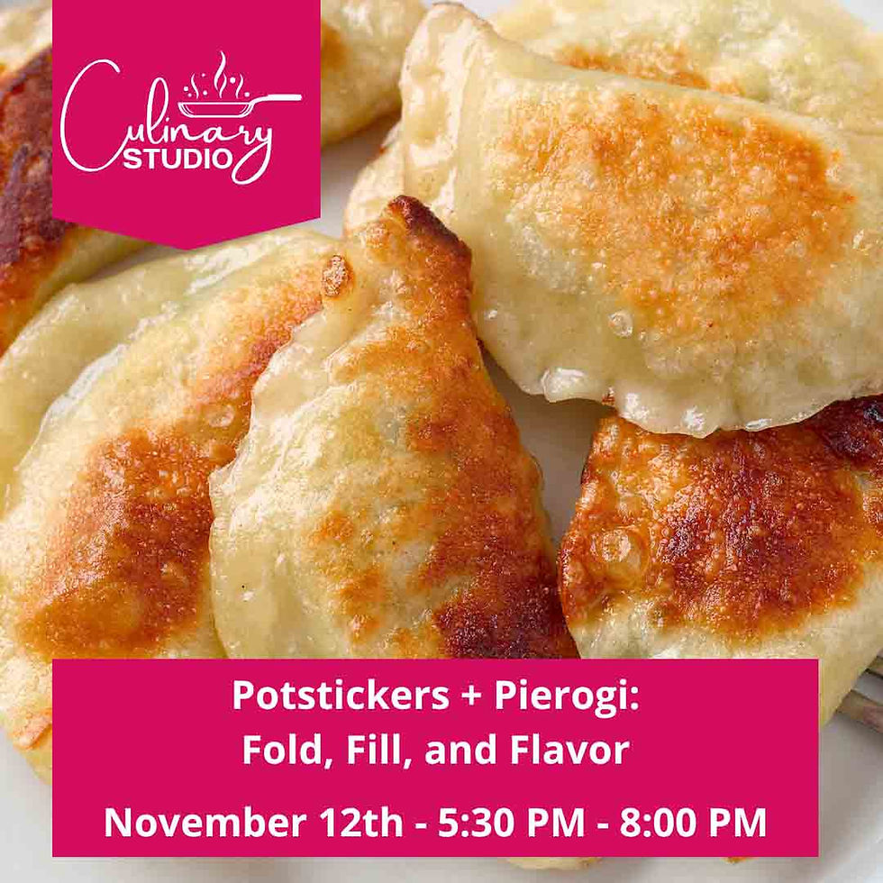 Potstickers + Pierogi: Fold, Fill, and Flavor