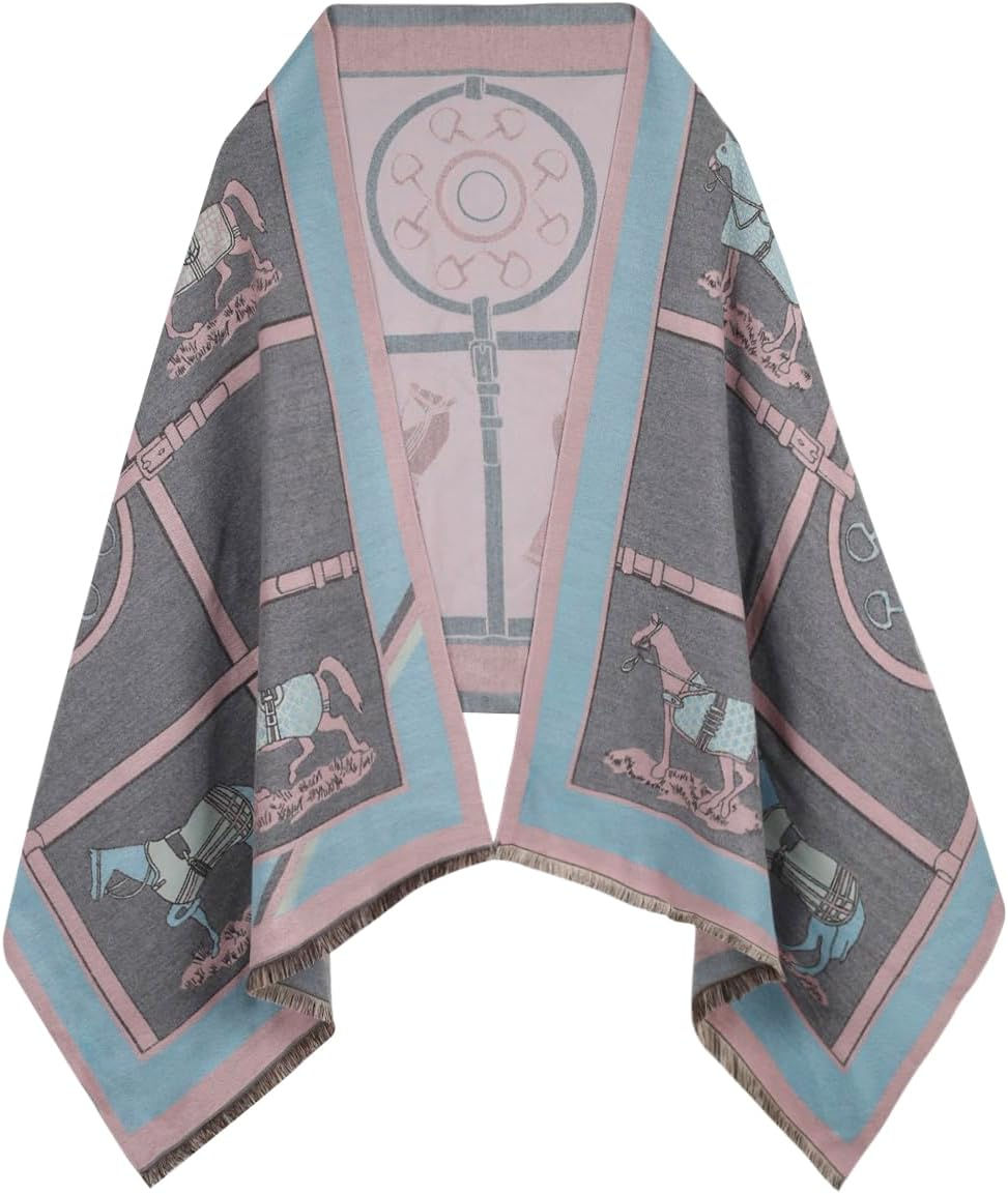 Thumbnail: EXTREE Scarfs for Women Pashmina Silky Shawl Wrap for Evening Dressing Blanket 