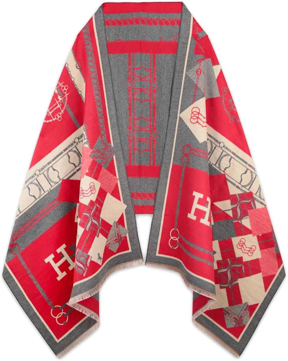 Thumbnail: EXTREE Scarfs for Women Pashmina Silky Shawl Wrap for Evening Dressing Blanket 
