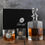 Thumbnail: Arthur Court Equestrian Liquor Decanter Set with Pair of Whiskey Bit Glasses 75