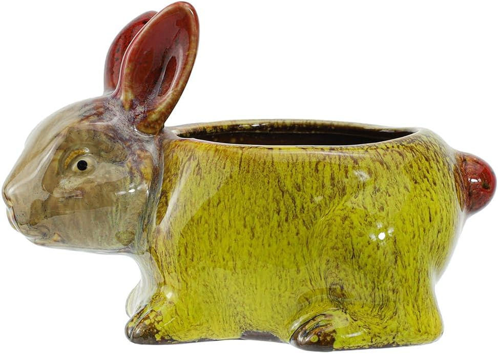 Thumbnail: WAIT FLY Cute Animal Ceramic Flower Pot Succulent Planter-Horse