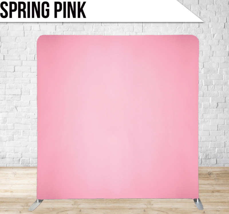 Spring Blush Pink photo booth backdrop
