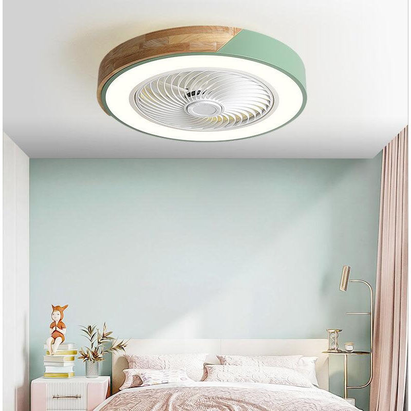 52CM Ceiling Fan Light Lamp 220V APP +Remote Control Fans Bedroom Dining Room W