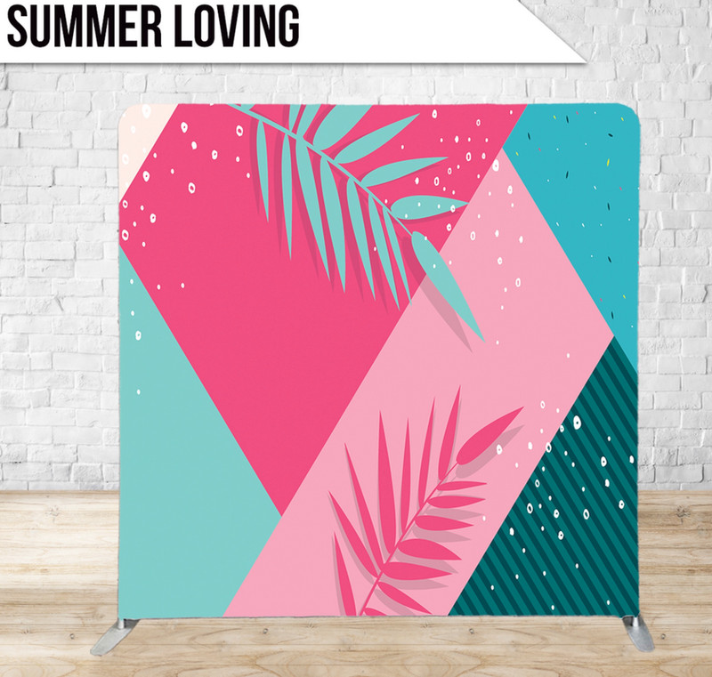 Summer Loving Floral photo booth backdrop