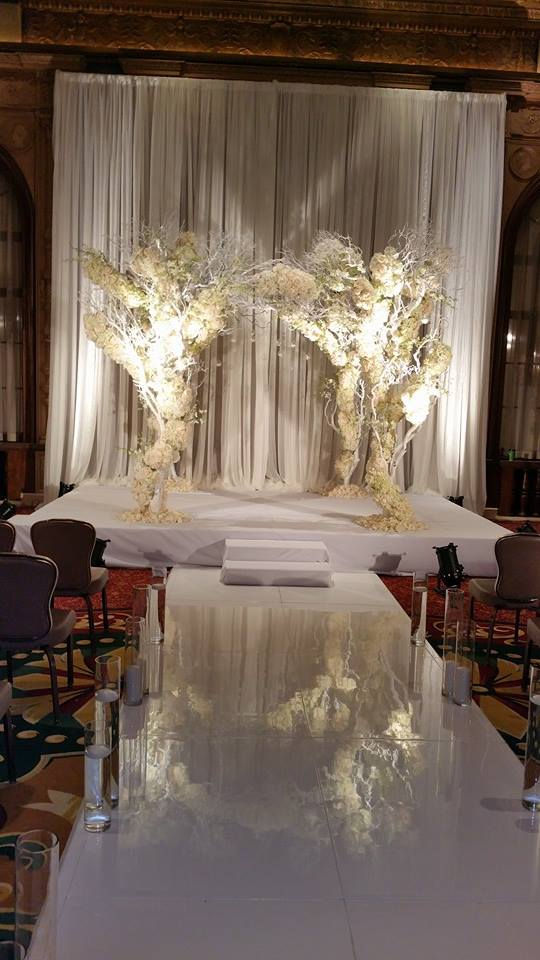 Lighting for Jewish Wedding Ceremony