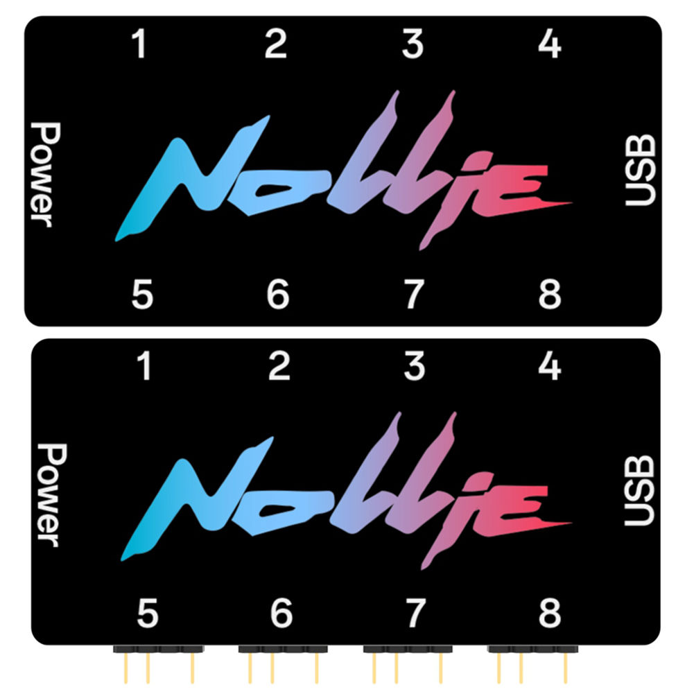 Nollie SignalRGB Universal 5V 3-Pin ARGB Controller 8-Way Addressable RGB Hub