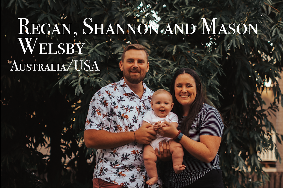 Regan, Shannon and Mason Welsby