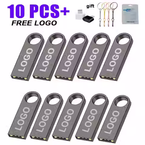 USB Flash Drive 10PCS/lot 4GB 8GB 16GB Metal Pen Drive
