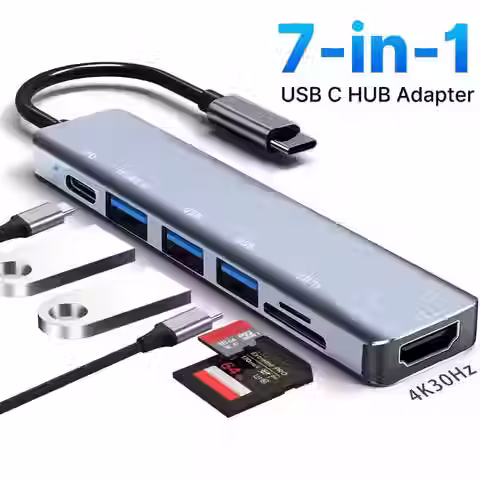 5-Port USB-C Hub 4K HDMI PD USB 3.0/2.0 Dock