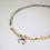 Thumbnail: Moon Necklace Half Pearl Half Stainless Steel Box Chain