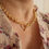 Thumbnail: Gold T Bar Chain Necklace