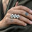 Thumbnail: Gothic Silver Armor Finger Ring | impulsiva Jewelry