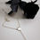 Thumbnail: Delicate Sterling Silver Heart Necklace