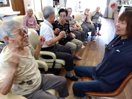 午前中はしっかり体操を!