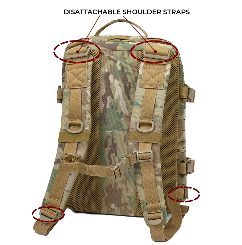 Thumbnail: 5.5.2.3 Outdoor Bag Backpack 1000D Nylon Laser Cut Style Plate Carrier Tactical