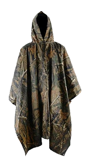 Thumbnail: 3.6.3 Waterproof Raincoat Military Camouflage Poncho for Camping