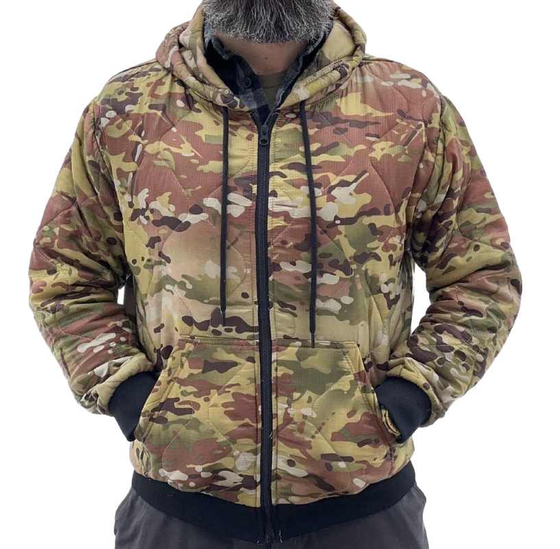 2.4.13.Men's Millitary Waterproof Tactical Softshell Woobie Hoodie