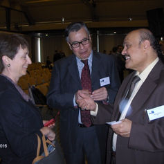 Gloria Grau (ES), Dr. Jamal El-Chaar (CH) and Dr. Zohair ALSARRAJ (KSA)