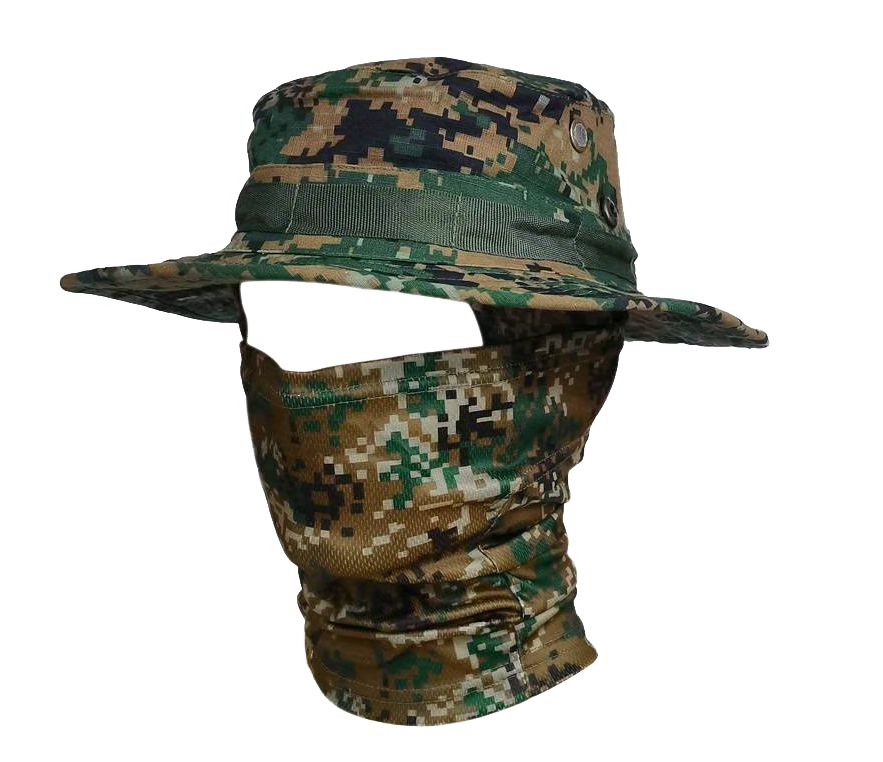 Thumbnail: 2.6.4.Outdoor Balaclava Military Army Camouflage Boonie Hat Wholesale