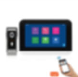 Timbre de video intercomunicador de control remoto 7"LCD