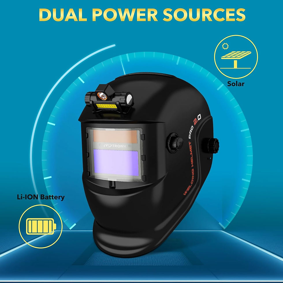 縮圖：Casco de soldadura con luz LED