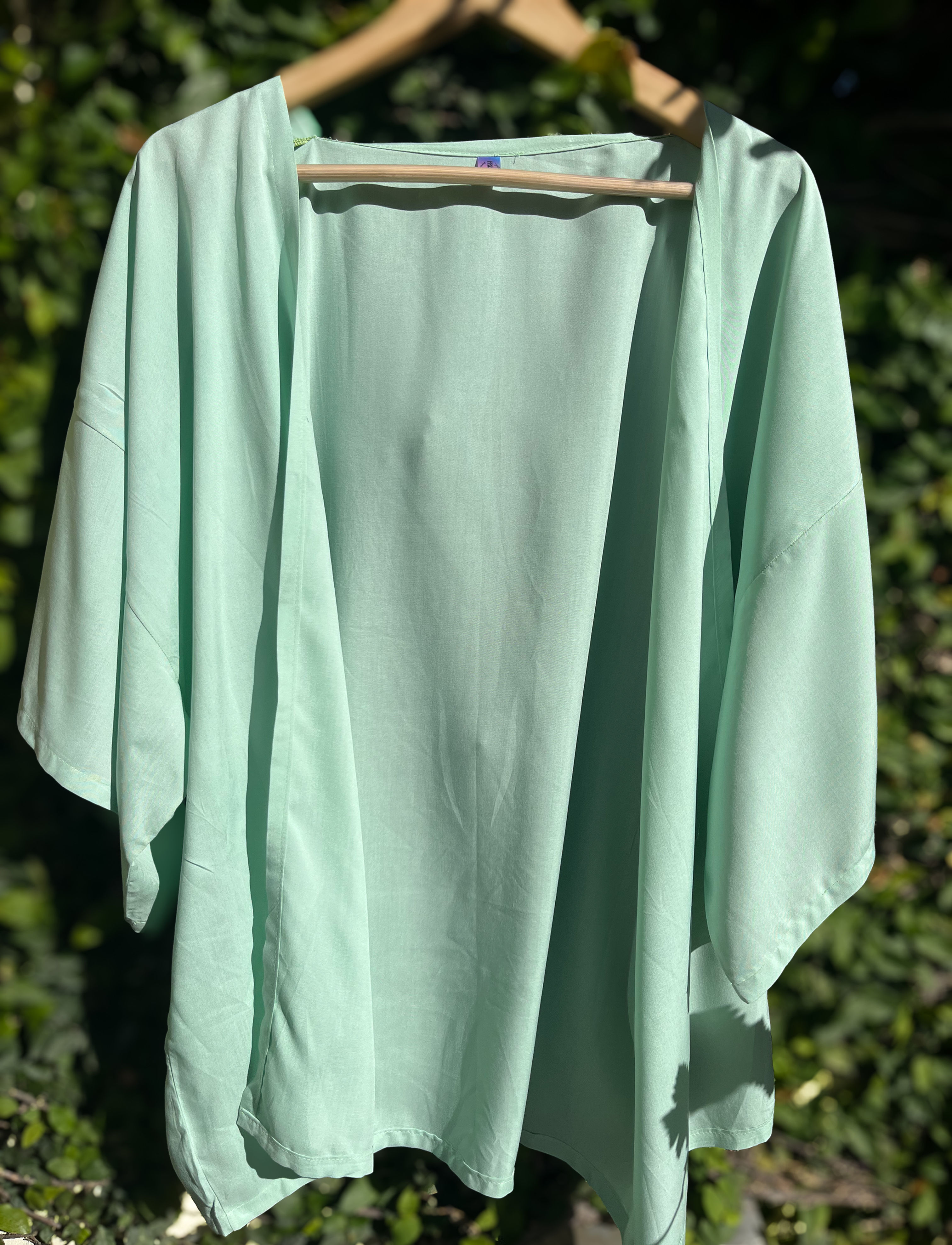 kimono viscose verdinho