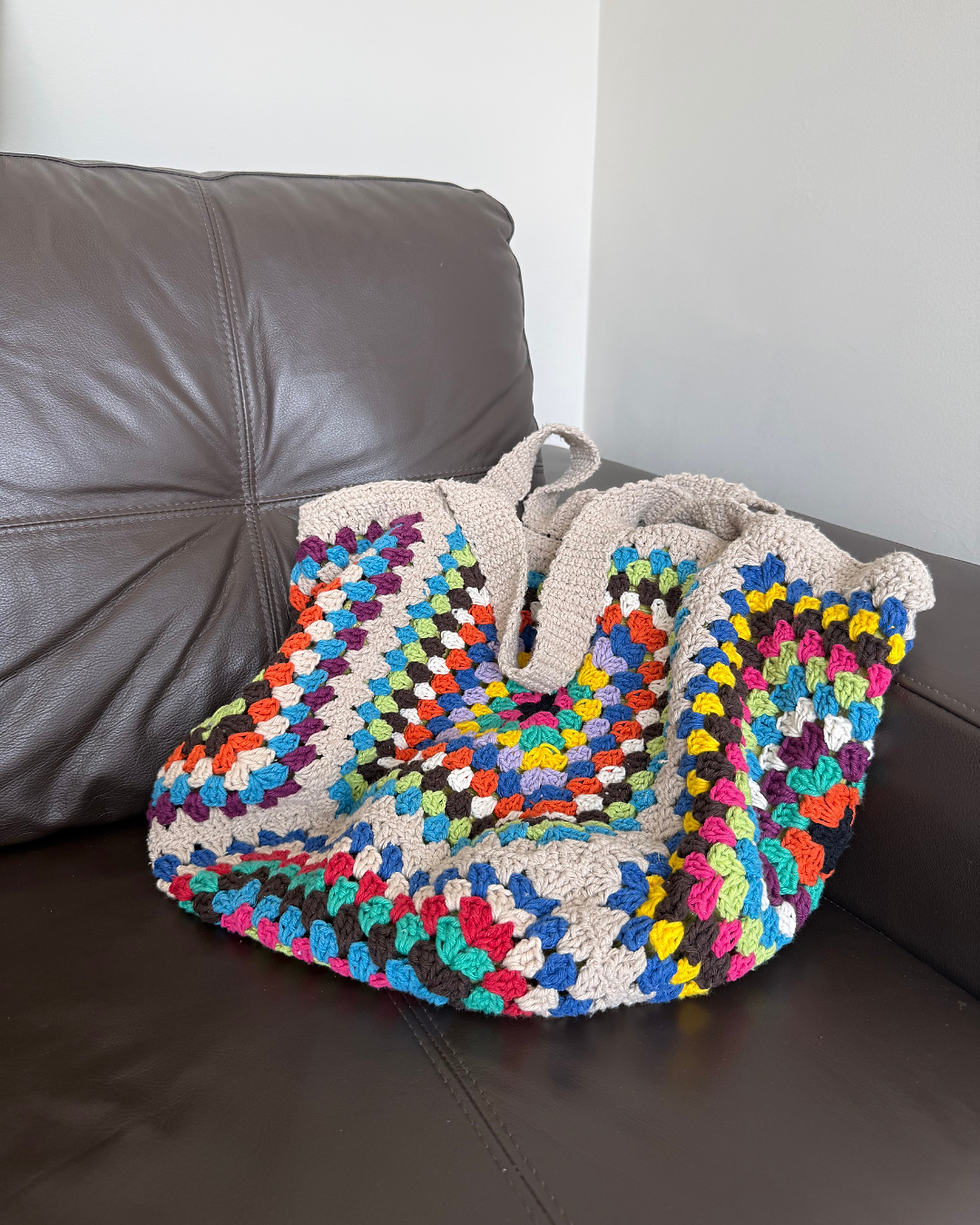 Miniatura: bolsa tote crochê