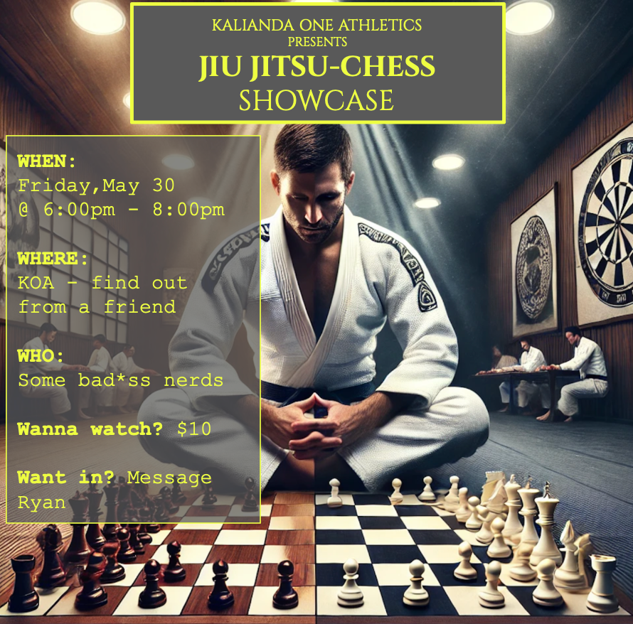 Making Canadian History! Canada's first Jiu Jitsu-Chess Showcase @ Kalianda One