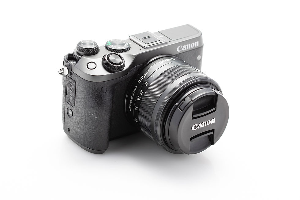 الصورة المصغرة: Used Canon M6 + EF-M 15-45mm IS STM Lens
