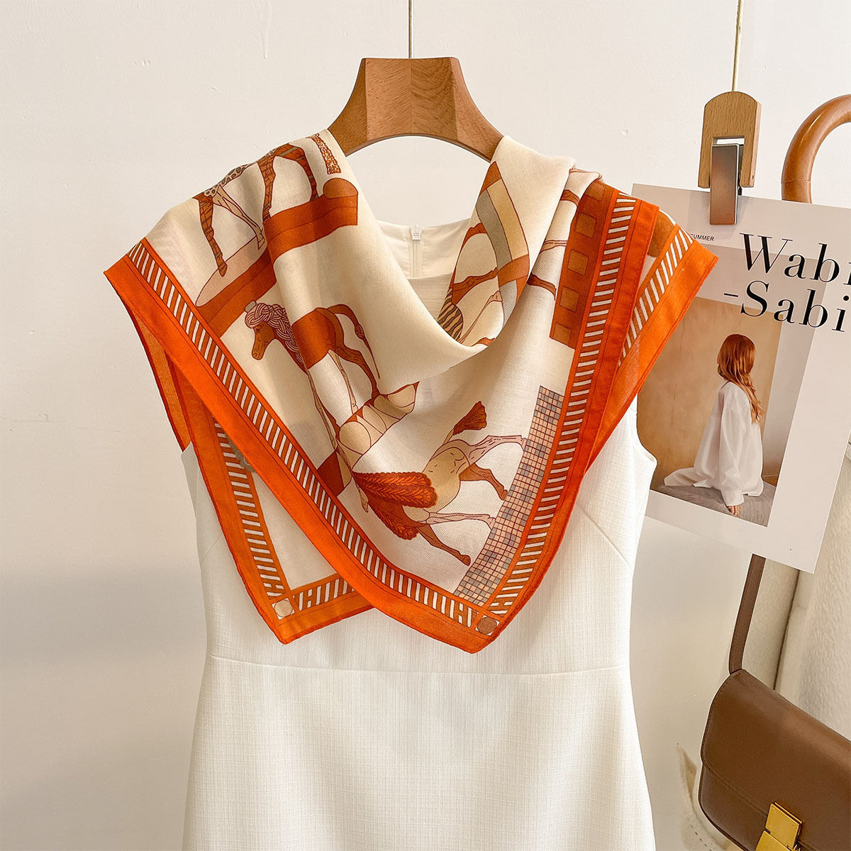 Pure Cotton Women Scarf Square