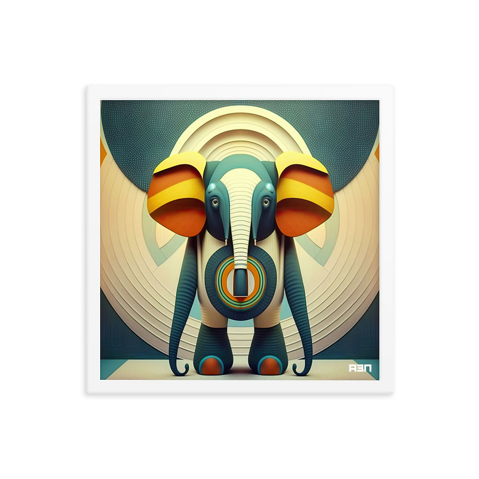 Thumbnail: Square Poster & Frame RETROVERSE - FANT