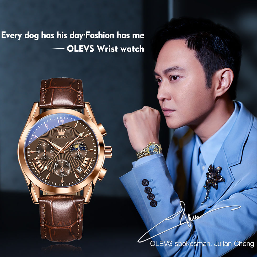 Thumbnail: Casual Men Watch, 5 variation