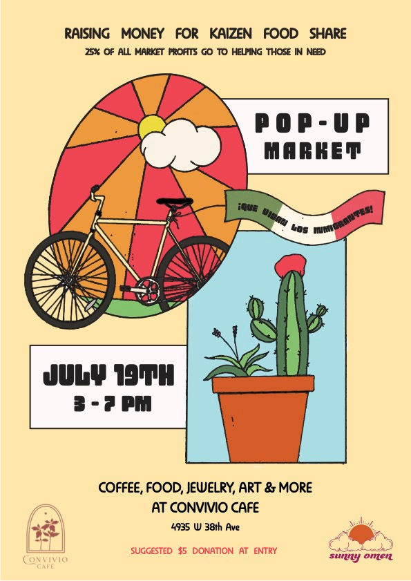 Pop Up Market benefiting Kaizen Food Share
