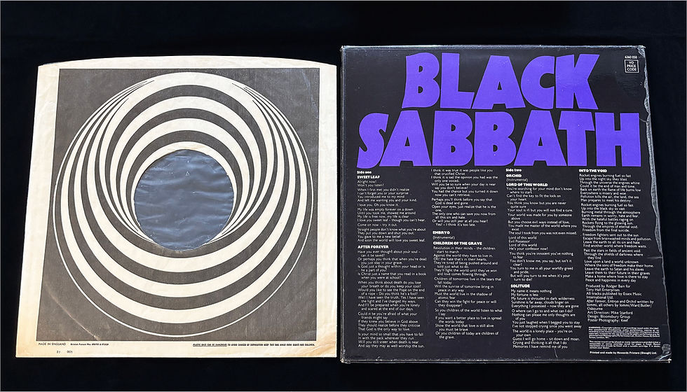 Thumbnail: BLACK SABBATH / Master Of Reality - USED - 1971 UK 1st, Rare Poster