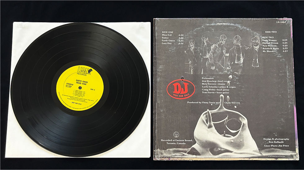 Thumbnail: FRIJID PINK / Earth Omen - USED - 1972 US Promo Issue