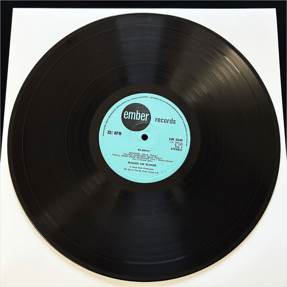 Thumbnail: BLONDE ON BLONDE / Rebirth - USED - 1970 UK 1st Issue
