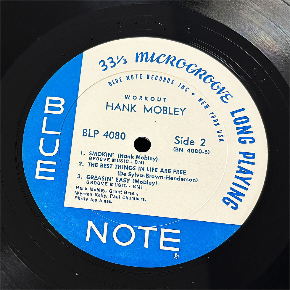 Thumbnail: HANK MOBLEY / Workout - USED - 1966 US Mono 'New York USA' Label