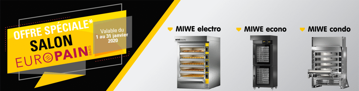 Promotion spéciale Europain SCEPMA MIWE