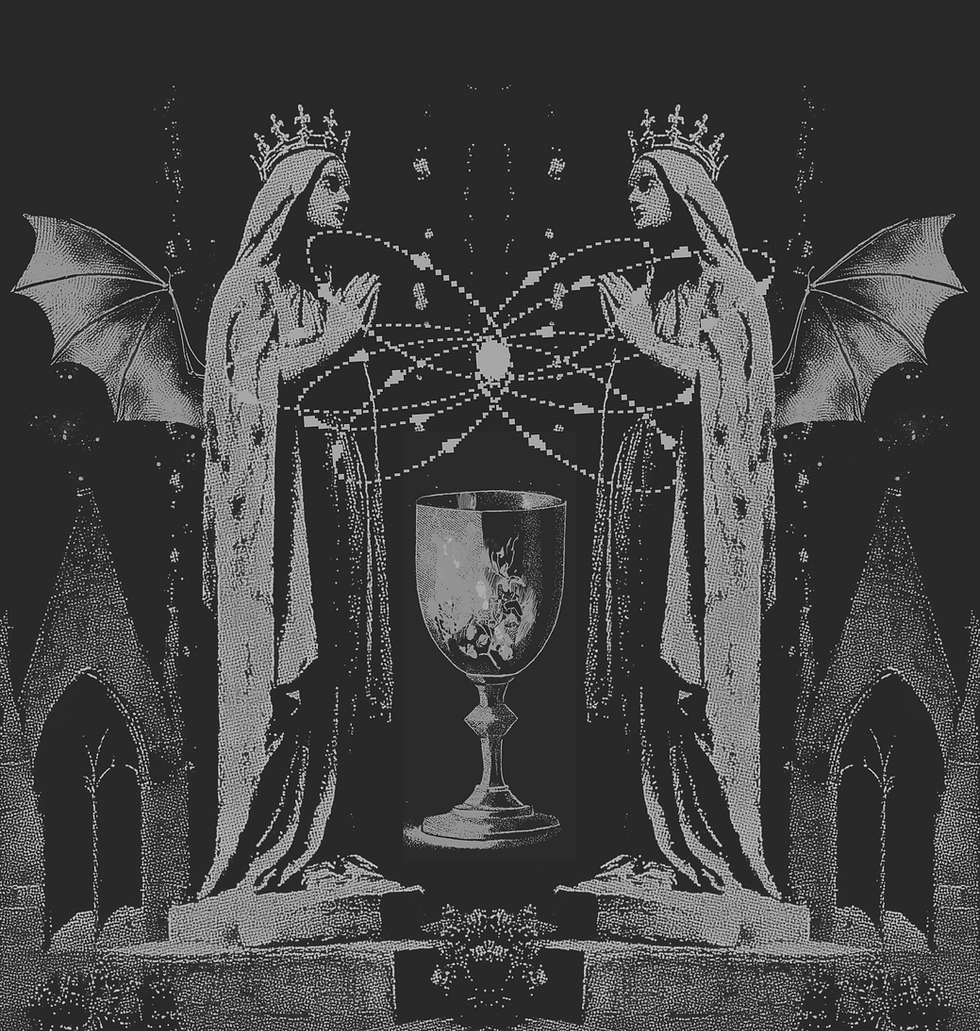 Mirrored Gothic Queens