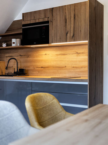 Family Loft with Balcony - kitchen